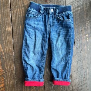 Baby Gap fleece lined jeans